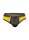 Geronimo Erotic Push or Zipp Mini-Slip mit Druckknöpfen Yellow