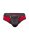 Geronimo Erotic Push or Zipp Mini-Slip mit Druckknöpfen Red