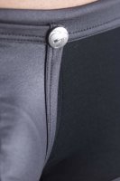 Geronimo Erotic Push or Zipp Boxer mit Druckknöpfen Black