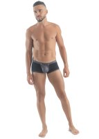 Geronimo Erotic Push or Zipp Boxer mit Druckknöpfen Black