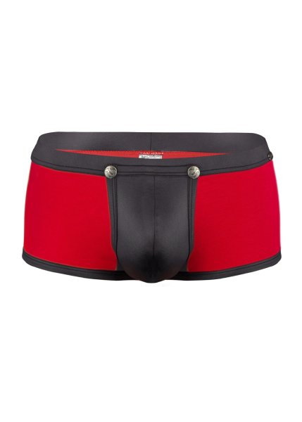 Geronimo Erotic Push or Zipp Boxer mit Druckknöpfen Red