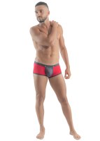 Geronimo Erotic Push or Zipp Boxer mit Druckknöpfen Red