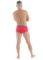 Geronimo Erotic Push or Zipp Boxer mit Druckknöpfen Red