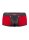 Geronimo Erotic Push or Zipp Boxer mit Druckknöpfen Red