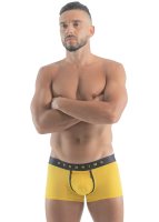 Geronimo Erotic Push or Zipp Boxer mit Reißverschluss Yellow
