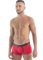 Geronimo Erotic Push or Zipp Boxer mit Reißverschluss Red