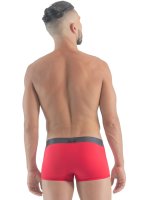 Geronimo Erotic Push or Zipp Boxer mit Reißverschluss Red