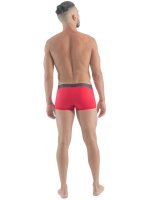 Geronimo Erotic Push or Zipp Boxer mit Reißverschluss Red