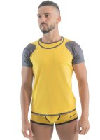 Geronimo Erotic Push or Zipp T-Shirt Yellow