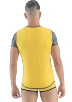 Geronimo Erotic Push or Zipp T-Shirt Yellow