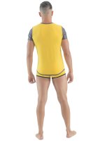 Geronimo Erotic Push or Zipp T-Shirt Yellow