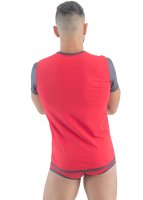 Geronimo Erotic Push or Zipp T-Shirt Red