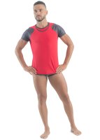 Geronimo Erotic Push or Zipp T-Shirt Red
