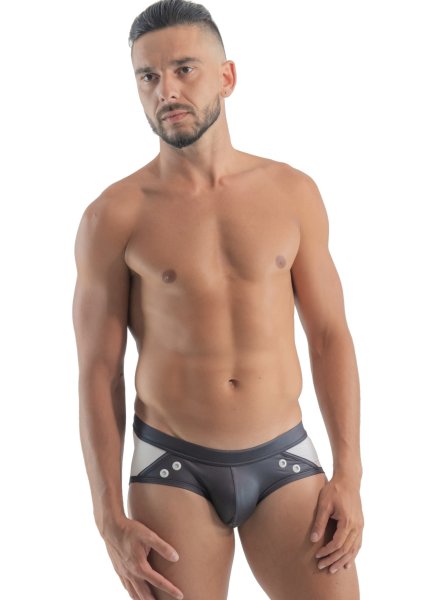 Geronimo Erotic Mission Slip mit Nieten White