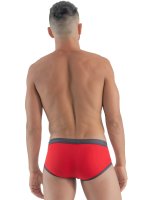 Geronimo Erotic Mission Slip mit Nieten Red