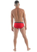Geronimo Erotic Mission Slip mit Nieten Red