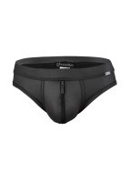 Geronimo Erotic Mission Slip mit Reißverschluss Black