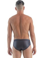 Geronimo Erotic Mission Slip mit Reißverschluss Black