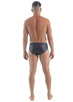 Geronimo Erotic Mission Slip mit Reißverschluss Black