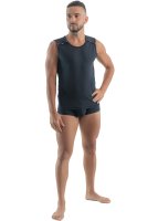 Geronimo Erotic Classic Push Shirt mit Druckknöpfen Black
