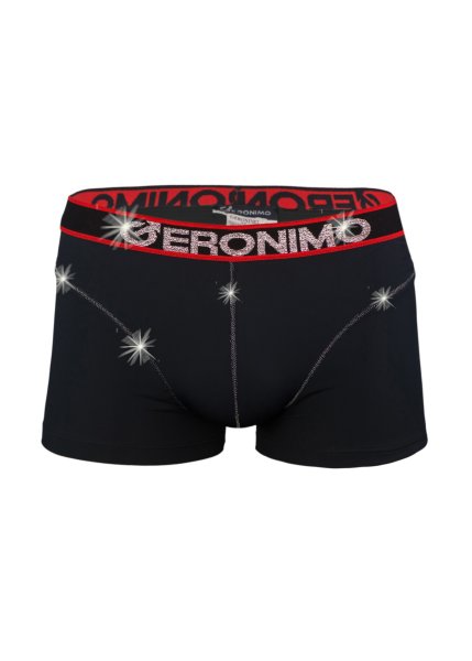 Geronimo Erotic G-Plus Line Boxer Black