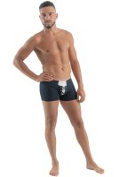 Geronimo Erotic Classic Laced Boxer mit Schnürung Black/White