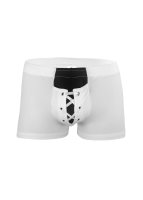 Geronimo Erotic Classic Laced Boxer mit Schnürung White