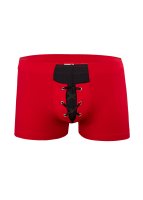 Geronimo Erotic Classic Laced Boxer mit Schnürung Red