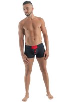 Geronimo Erotic Classic Laced Boxer mit Schnürung Black/Red